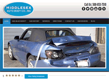 Tablet Screenshot of middlesexautobody.com